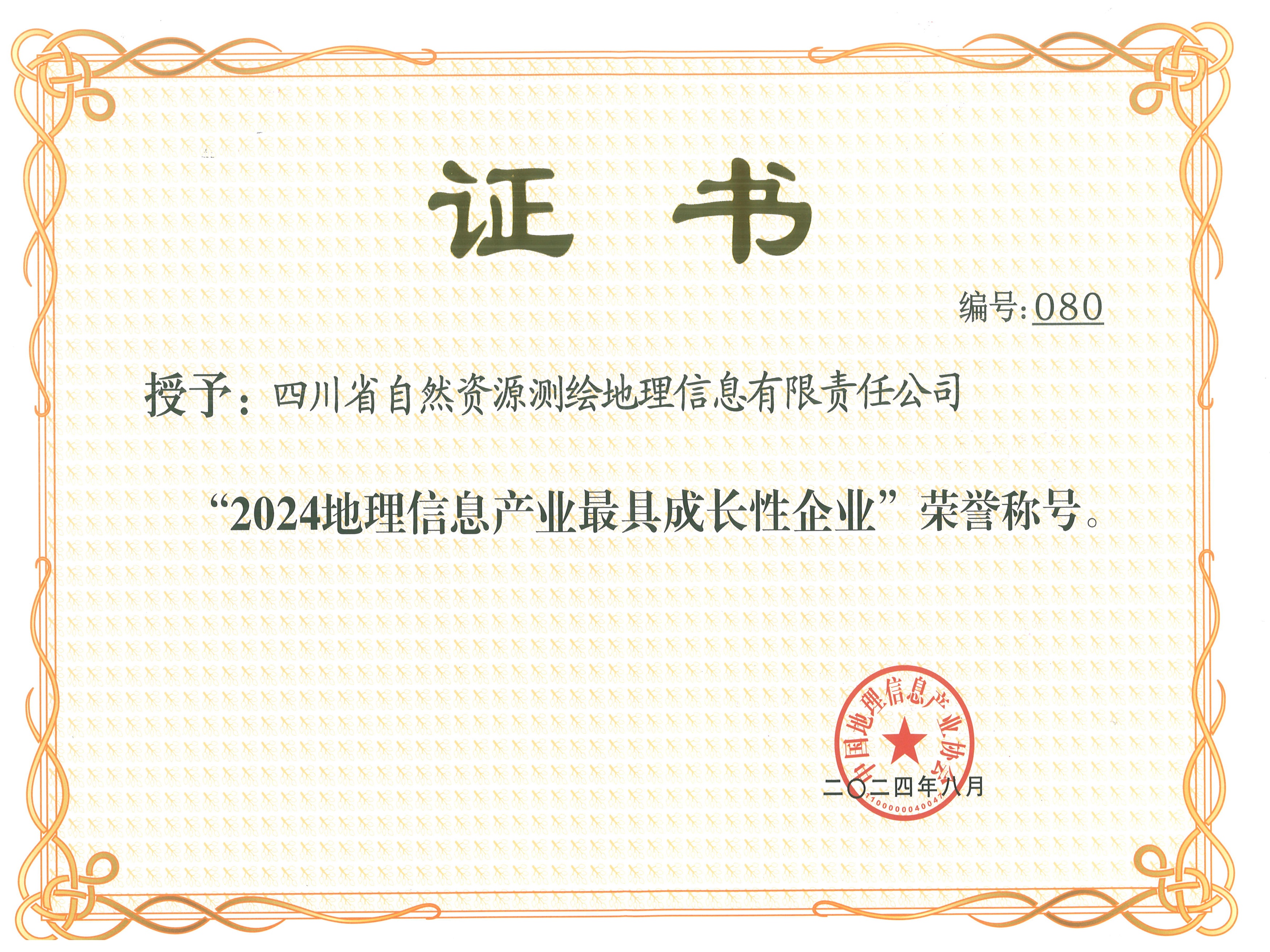 2024地理信息产业最具成长性企业 2024地理信息产业最具成长性企业